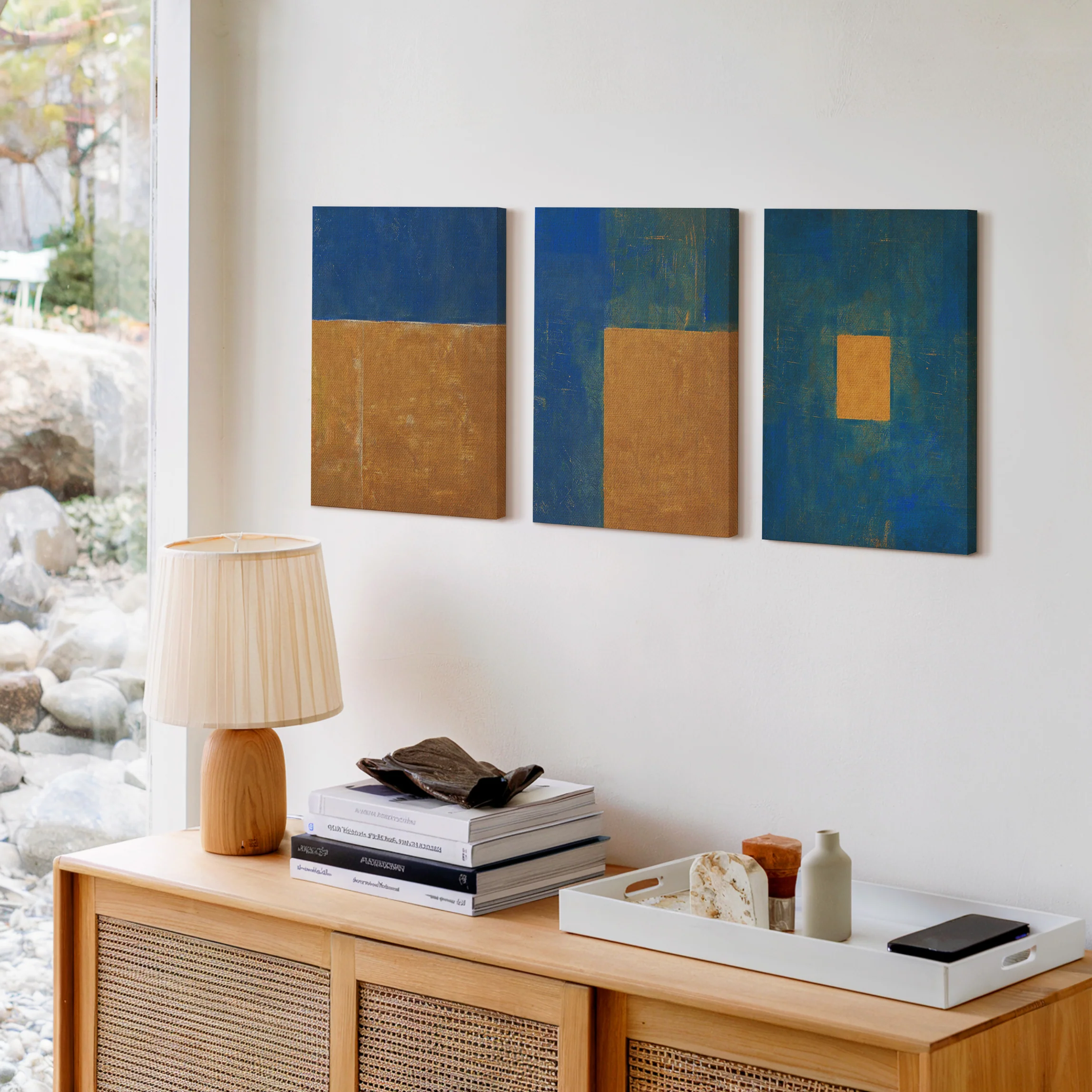 Gold Rush Canvas (Set of 3) - Image 2