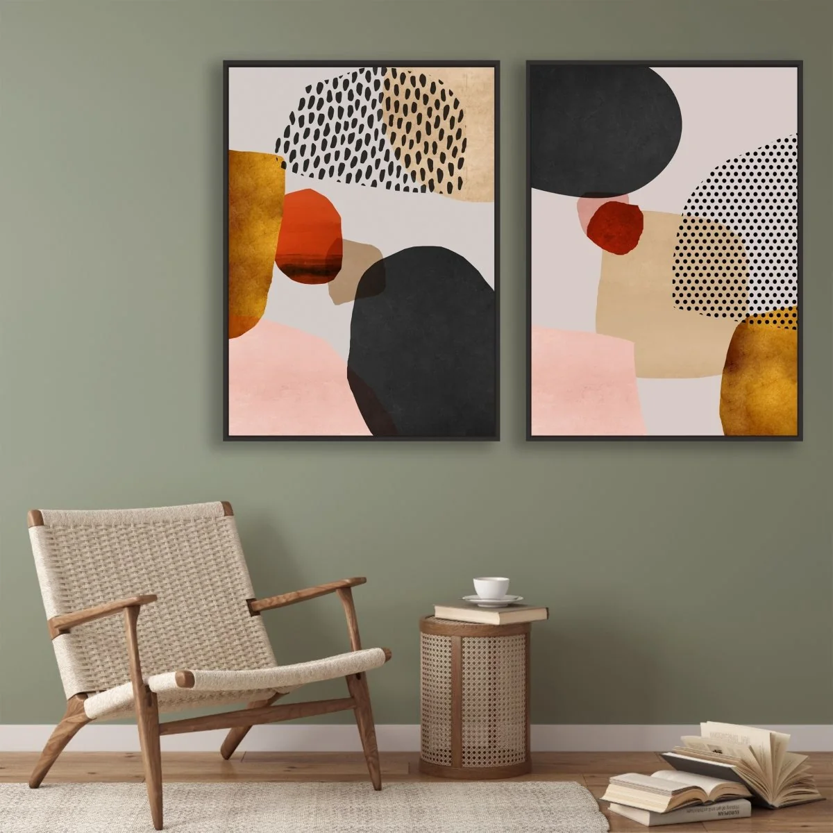 Happiness Canvas (Set of 2)