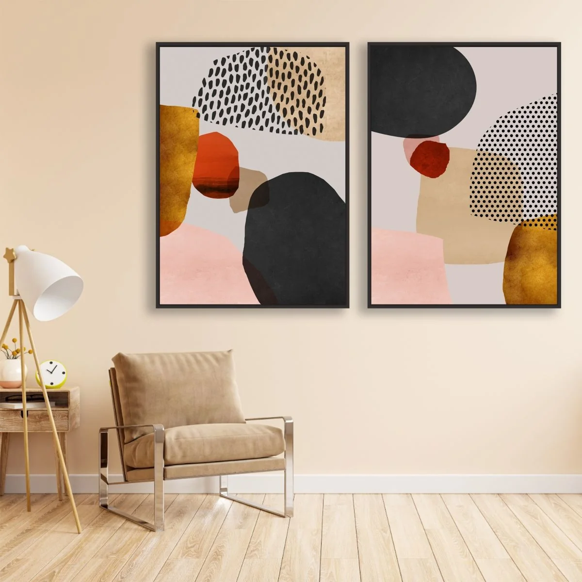 Happiness Canvas (Set of 2) - Image 2